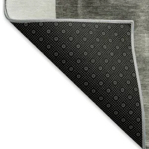 Machine Washable Indoor/Outdoor Neo Pewter 1\'8\" x 2\'6\" Rug