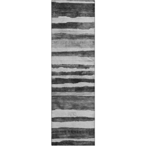 Machine Washable Indoor/Outdoor Neo Charcoal 2'3