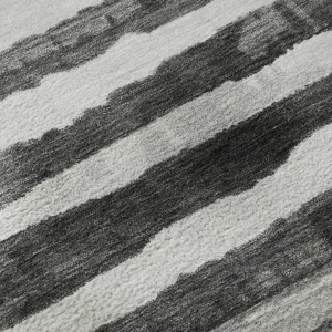 Machine Washable Indoor/Outdoor Neo Charcoal 1\'8\" x 2\'6\" Rug