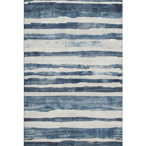 Machine Washable Indoor/Outdoor Neo Denim Rug