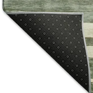 Machine Washable Indoor/Outdoor Neo Sage 2\'3\" x 7\'6\" Runner Rug