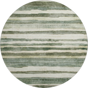 Machine Washable Indoor/Outdoor Neo Sage 8' x 8' Round Rug