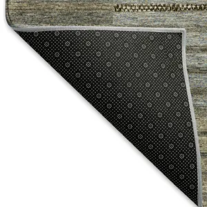 Machine Washable Indoor/Outdoor Neo Taupe 10\' x 14\' Rug