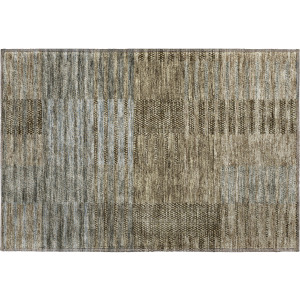 Machine Washable Indoor/Outdoor Neo Taupe Rug
