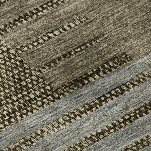 Machine Washable Indoor/Outdoor Neo Taupe 10\' x 14\' Rug