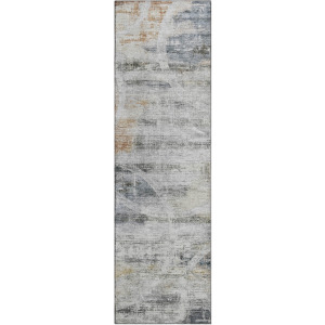 Machine Washable Indoor/Outdoor Neo Silver 2'3