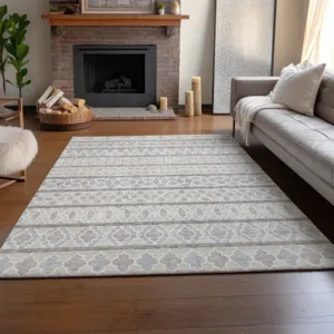 Machine Washable Indoor/Outdoor Neo Ivory 2\'6\" x 3\'10\" Rug