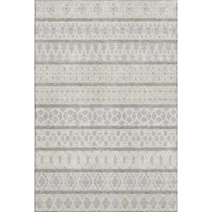Machine Washable Indoor/Outdoor Neo Ivory 2\'6\" x 3\'10\" Rug