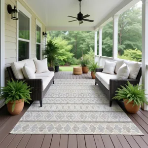 Machine Washable Indoor/Outdoor Neo Ivory 2\'6\" x 3\'10\" Rug