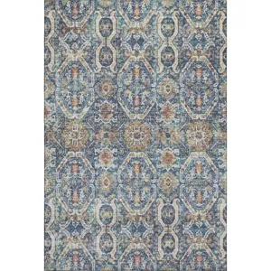Machine Washable Indoor/Outdoor Neo Denim 8\' x 10\' Rug