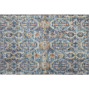 Machine Washable Indoor/Outdoor Neo Denim Rug