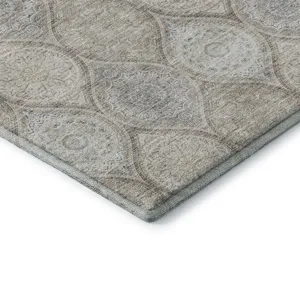 Machine Washable Indoor/Outdoor Neo Linen 1\'8\" x 2\'6\" Rug