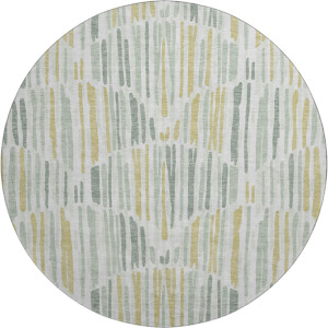 Machine Washable Indoor/Outdoor Neo Sage 8' x 8' Round Rug