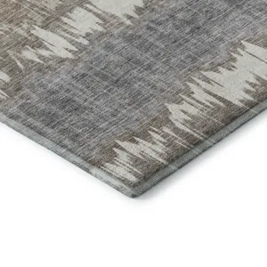 Machine Washable Indoor/Outdoor Neo Taupe 8\' x 10\' Rug