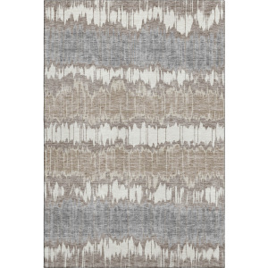 Machine Washable Indoor/Outdoor Neo Taupe Rug