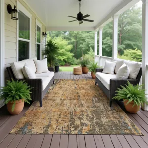 Indoor/Outdoor Nouveau Copper 8\' x 10\' Rug
