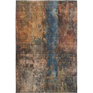 Indoor/Outdoor Nouveau Blue Rug