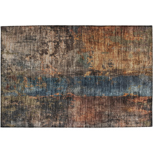 Indoor/Outdoor Nouveau Blue Rug