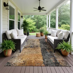 Indoor/Outdoor Nouveau Copper 8\' x 10\' Rug