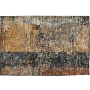 Indoor/Outdoor Nouveau Copper 1\'8\" x 2\'6\" Rug