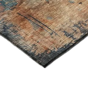 Indoor/Outdoor Nouveau Teal 10\' x 14\' Rug