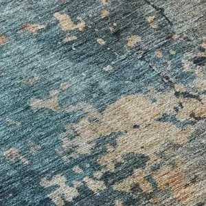 Indoor/Outdoor Nouveau Teal 10\' x 14\' Rug