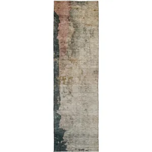 Indoor/Outdoor Nouveau Taupe 2\'3\" x 7\'6\" Runner Rug