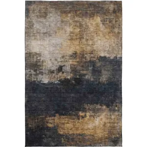 Indoor/Outdoor Nouveau Charcoal 2\'6\" x 3\'10\" Rug