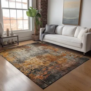 Indoor/Outdoor Nouveau Paprika 5\' x 7\'6\" Rug