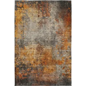 Indoor/Outdoor Nouveau Paprika 5\' x 7\'6\" Rug