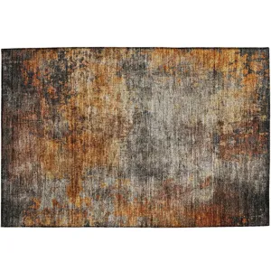 Indoor/Outdoor Nouveau Paprika 1\'8\" x 2\'6\" Rug