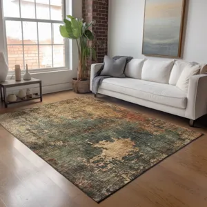 Indoor/Outdoor Nouveau Sage 8\' x 10\' Rug
