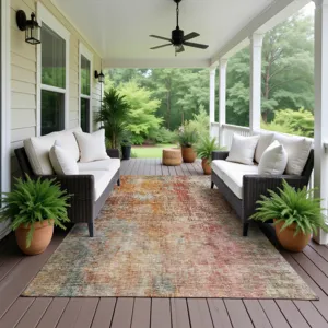 Indoor/Outdoor Nouveau Tan 8\' x 10\' Rug