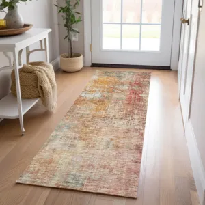 Indoor/Outdoor Nouveau Tan 2\'3\" x 7\'6\" Runner Rug