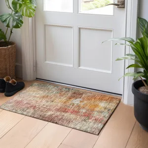 Indoor/Outdoor Nouveau Tan 1\'8\" x 2\'6\" Rug