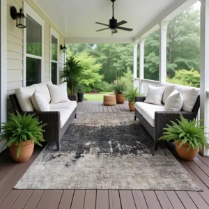 Indoor/Outdoor Nouveau Taupe 3\' x 5\' Rug