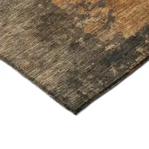 Indoor/Outdoor Nouveau Khaki 3\' x 5\' Rug