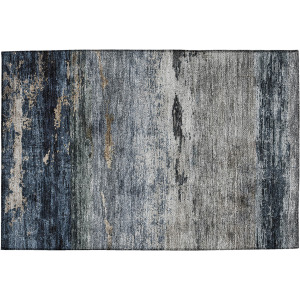Indoor/Outdoor Nouveau Navy Rug