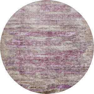 Indoor/Outdoor Nouveau Blush 8' x 8' Round Rug