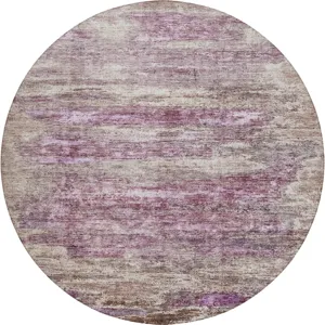 Indoor/Outdoor Nouveau Blush 8\' x 8\' Round Rug