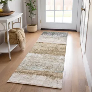 Indoor/Outdoor Nouveau Beige 2\'3\" x 7\'6\" Runner Rug