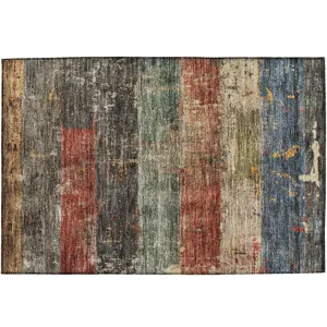 Indoor/Outdoor Nouveau Fern 1\'8\" x 2\'6\" Rug