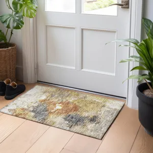 Indoor/Outdoor Nouveau Taupe 1\'8\" x 2\'6\" Rug