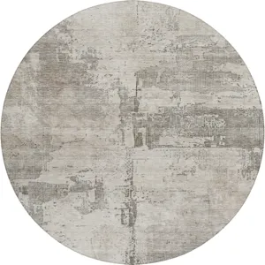 Indoor/Outdoor Nouveau Linen 8\' x 8\' Round Rug