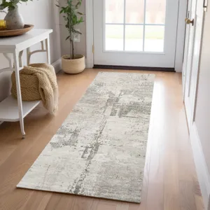 Indoor/Outdoor Nouveau Linen 2\'3\" x 7\'6\" Runner Rug