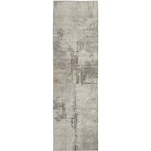 Indoor/Outdoor Nouveau Linen 2\'3\" x 7\'6\" Runner Rug