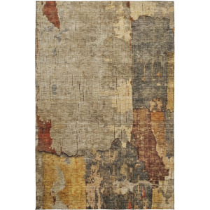 Indoor/Outdoor Nouveau Khaki Rug