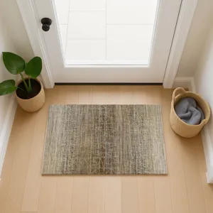 Machine Washable Nexus Beige 1\'8\" x 2\'6\" Rug