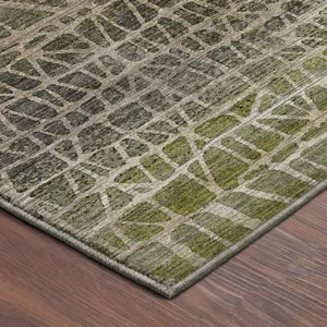 Machine Washable Nexus Fern 8\' x 10\' Rug
