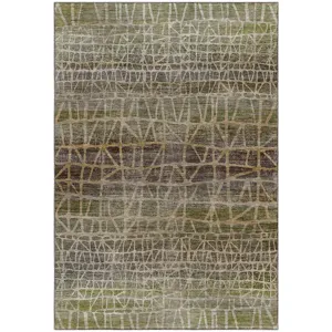Machine Washable Nexus Fern Rug
